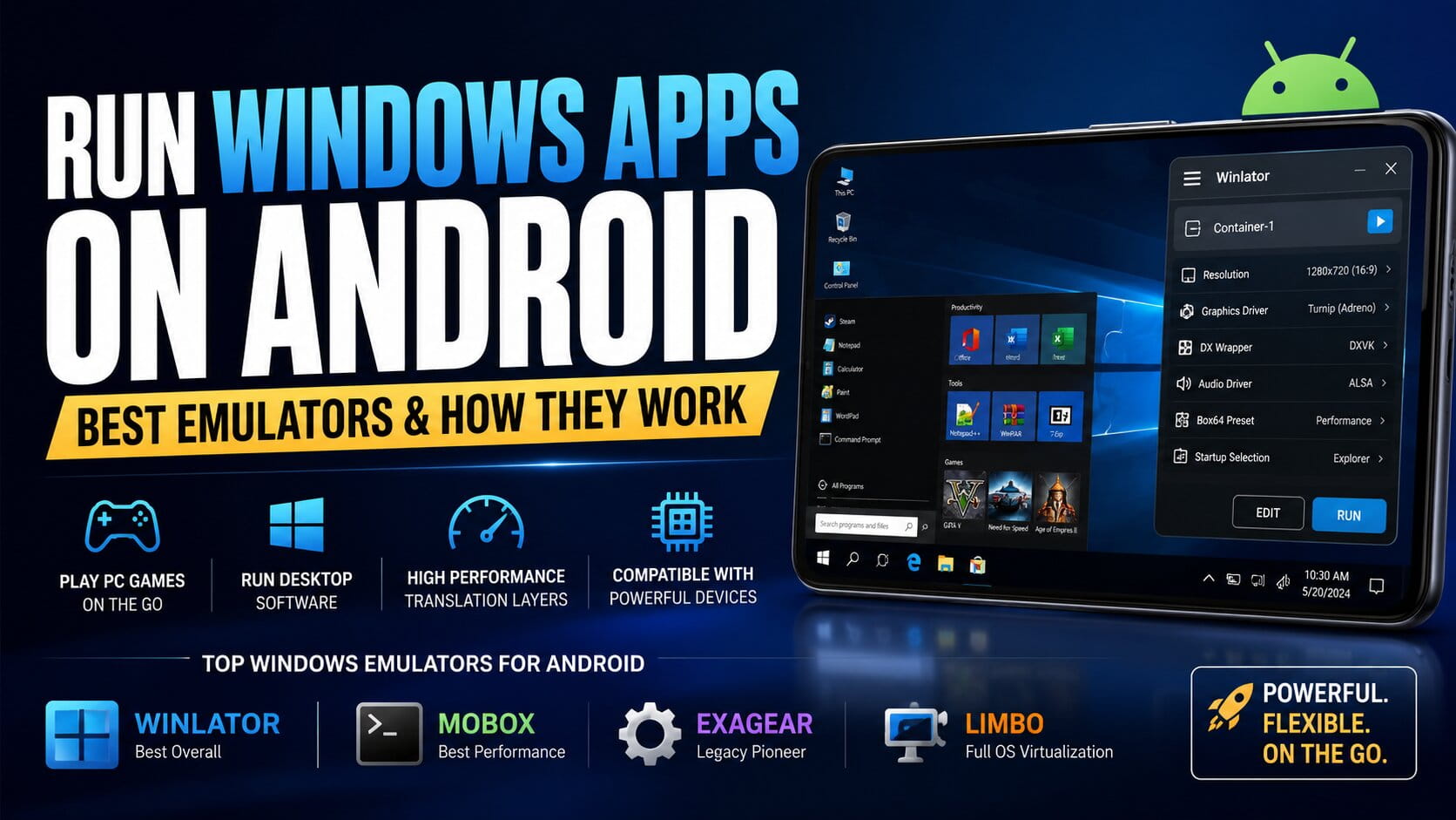 best windows emulators for android